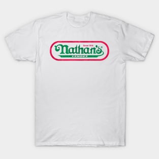 Retro / Nathan's Famous / Distressed Art T-Shirt